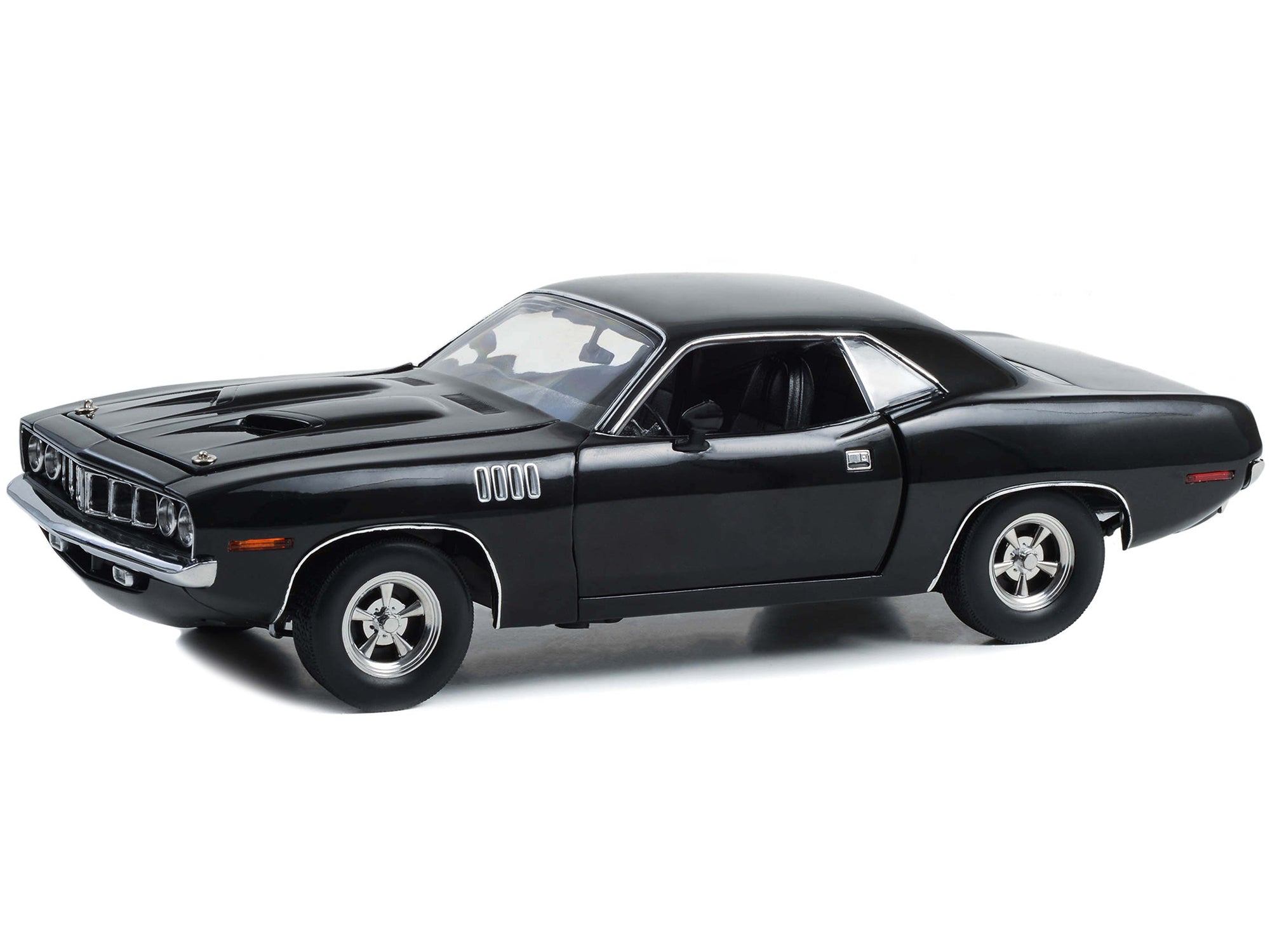Plymouth Barracuda Black "John Wick: Chapter 4" (2023) Movie 1/18 Diecast Model Car by Highway 61 - image 2
