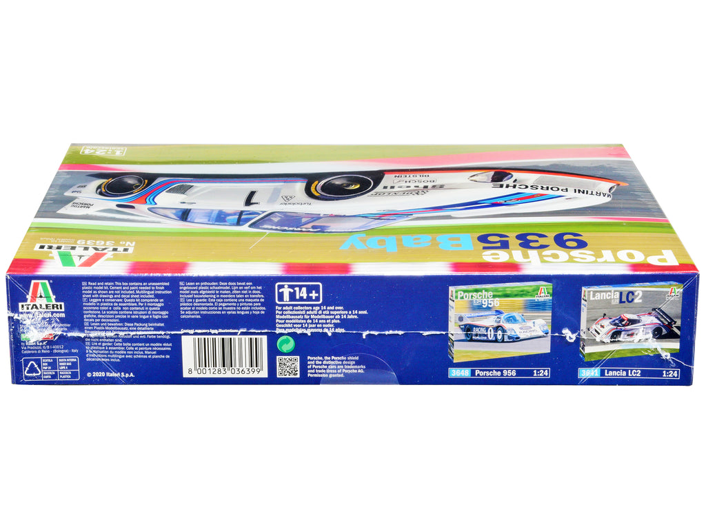 Skill 3 Model Kit Porsche 935 Baby 1/24 Scale Model by Italeri - image 3