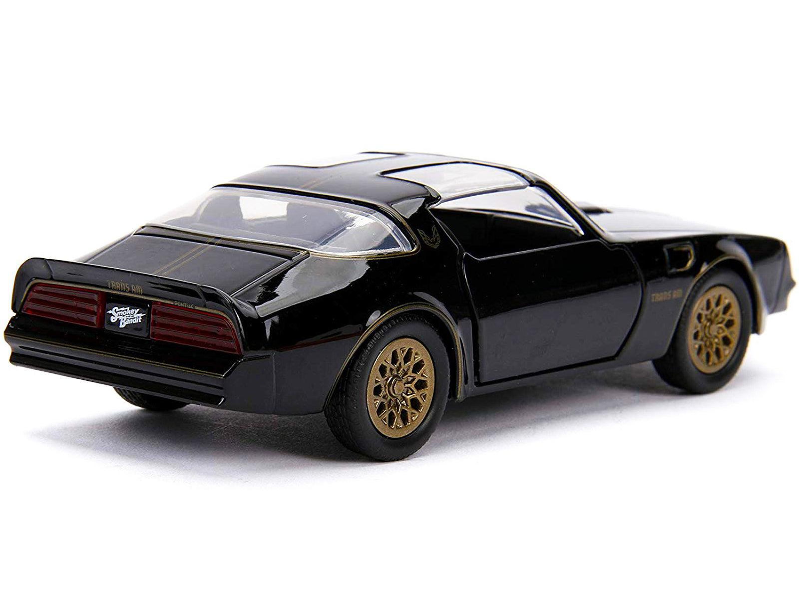 1977 Pontiac Firebird Black "Smokey and the Bandit" (1977) Movie "Hollywood Rides" Series 1/32 Diecast Model Car by Jada - image 3