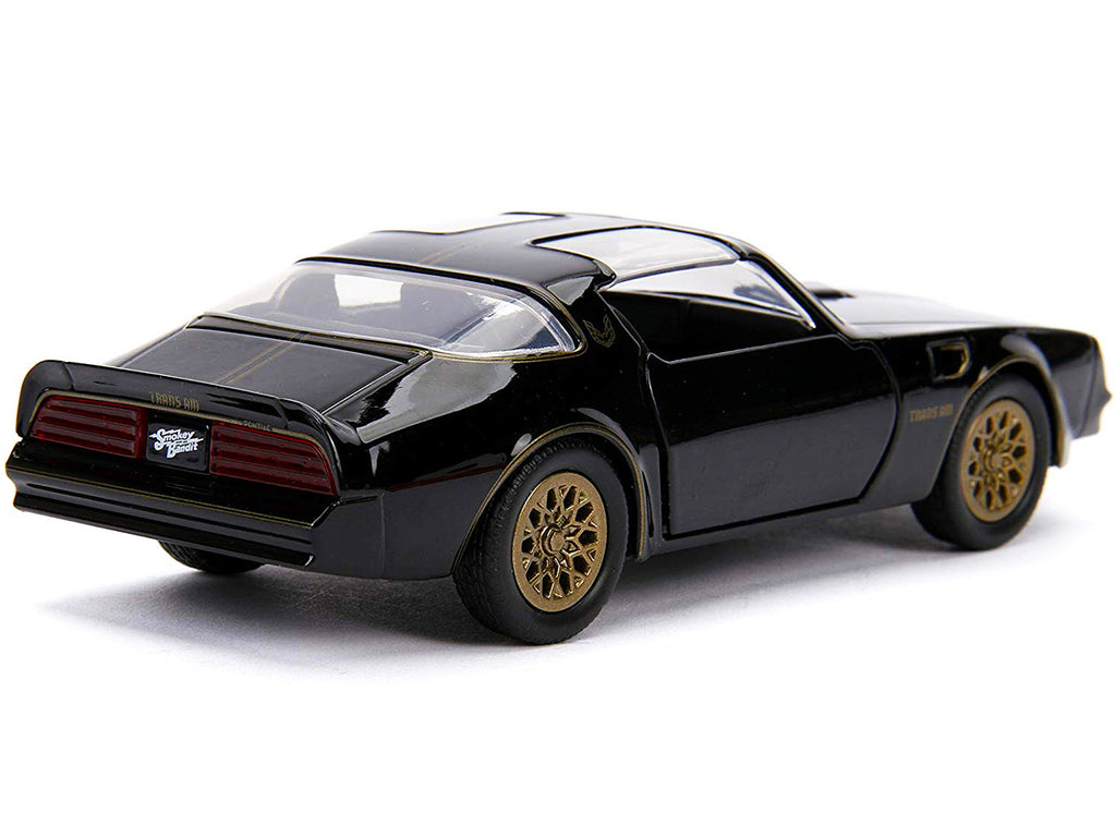 1977 Pontiac Firebird Black "Smokey and the Bandit" (1977) Movie "Hollywood Rides" Series 1/32 Diecast Model Car by Jada - image 3