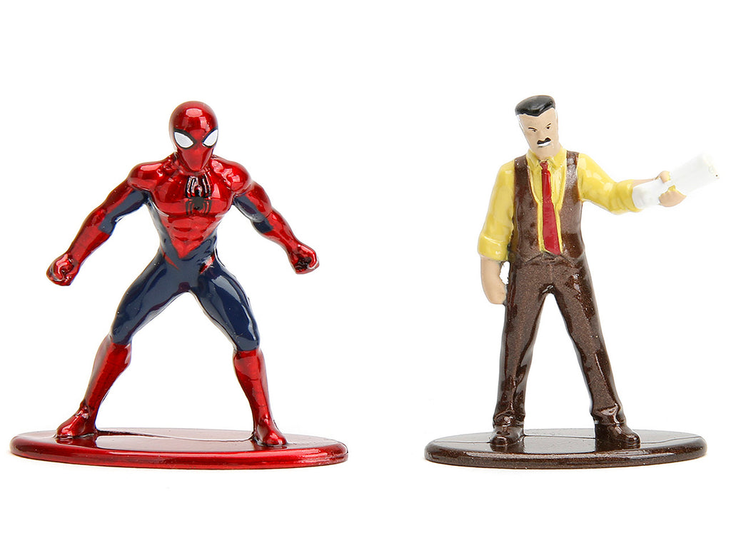 "Daily Bugle" and Subway Diorama Set with Spider-Man and J. Jonah Jameson Diecast Figures "Marvel's Spider-Man" "Nano Scene" Series Models by Jada - image 5