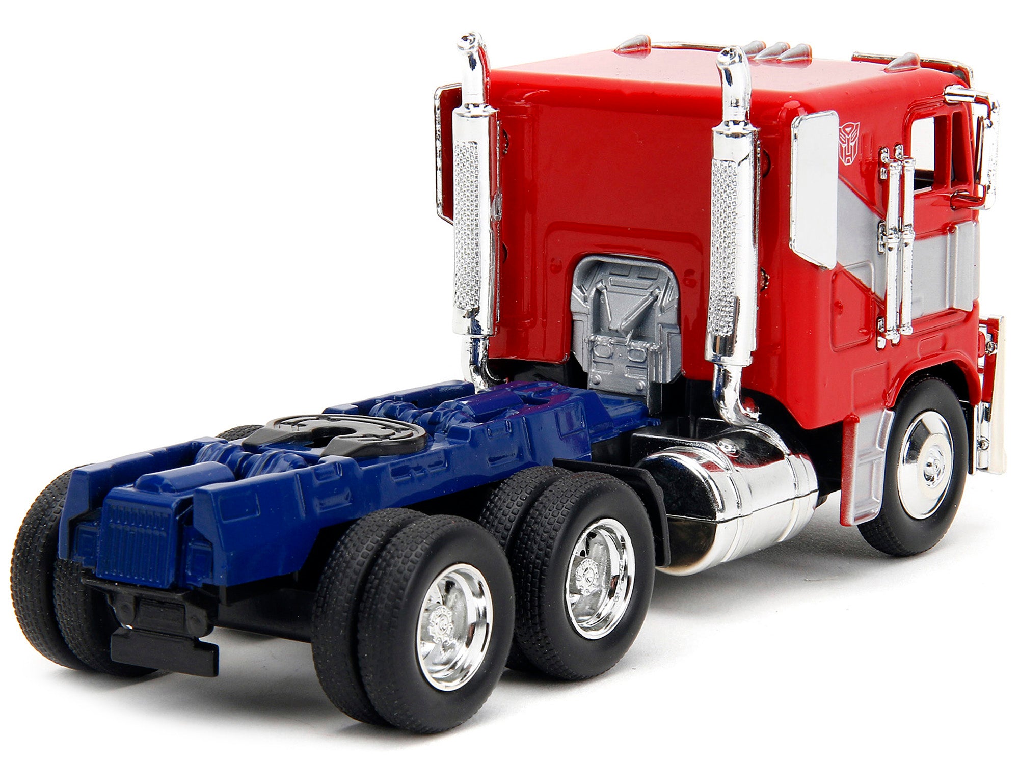 Optimus Prime Tractor Truck Red and Blue with Silver Stripes "Transformers: Rise of the Beasts" (2023) Movie "Hollywood Rides" Series 1/32 Diecast Model Car by Jada - image 3