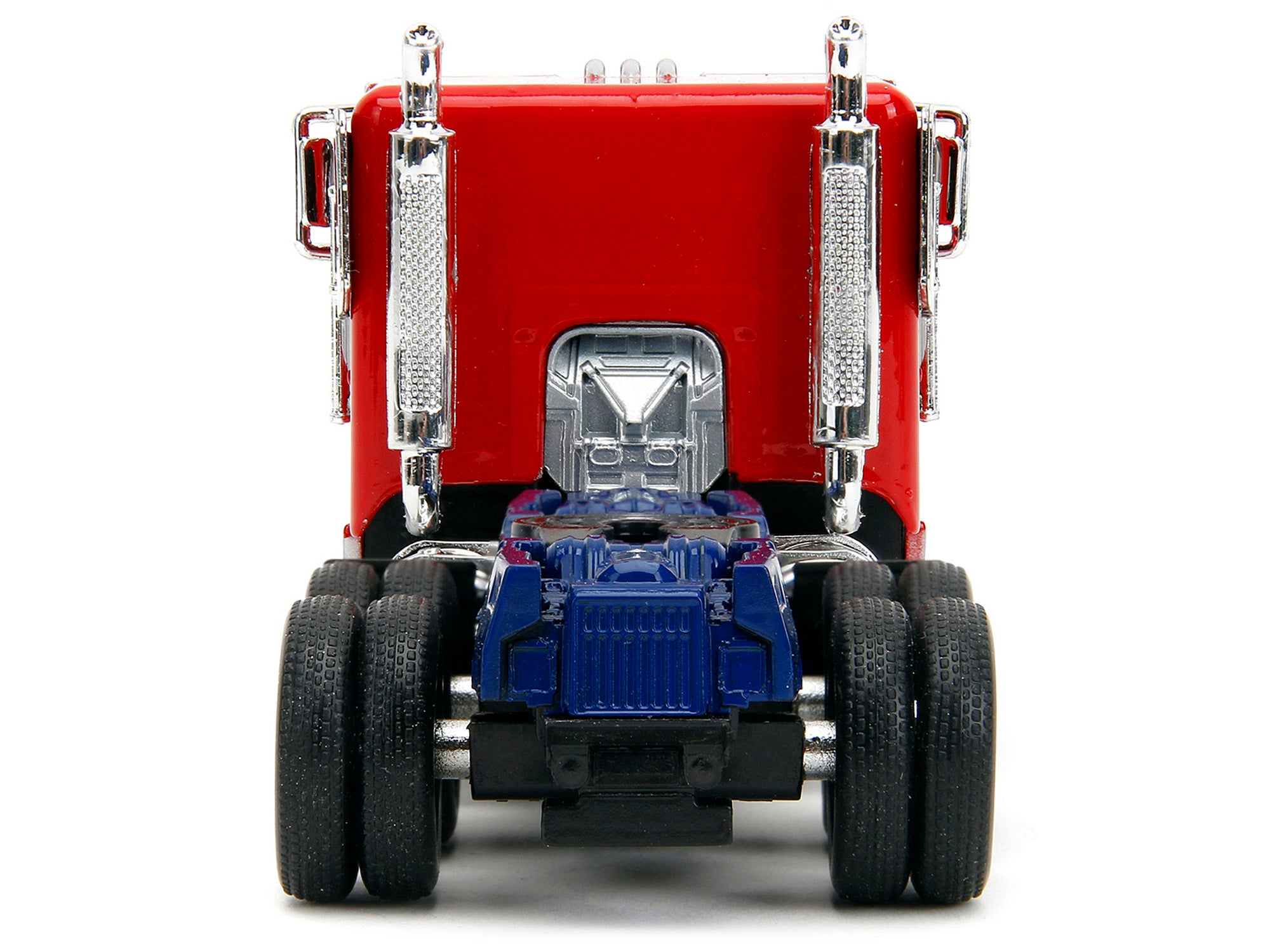 Optimus Prime Tractor Truck Red and Blue with Silver Stripes "Transformers: Rise of the Beasts" (2023) Movie "Hollywood Rides" Series 1/32 Diecast Model Car by Jada - image 5