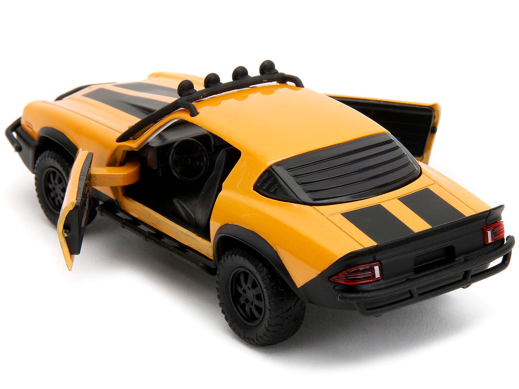1977 Chevrolet Camaro Off-Road Version Yellow Metallic with Black Stripes "Transformers: Rise of the Beasts" (2023) Movie "Hollywood Rides" Series 1/32 Diecast Model Car by Jada - image 4