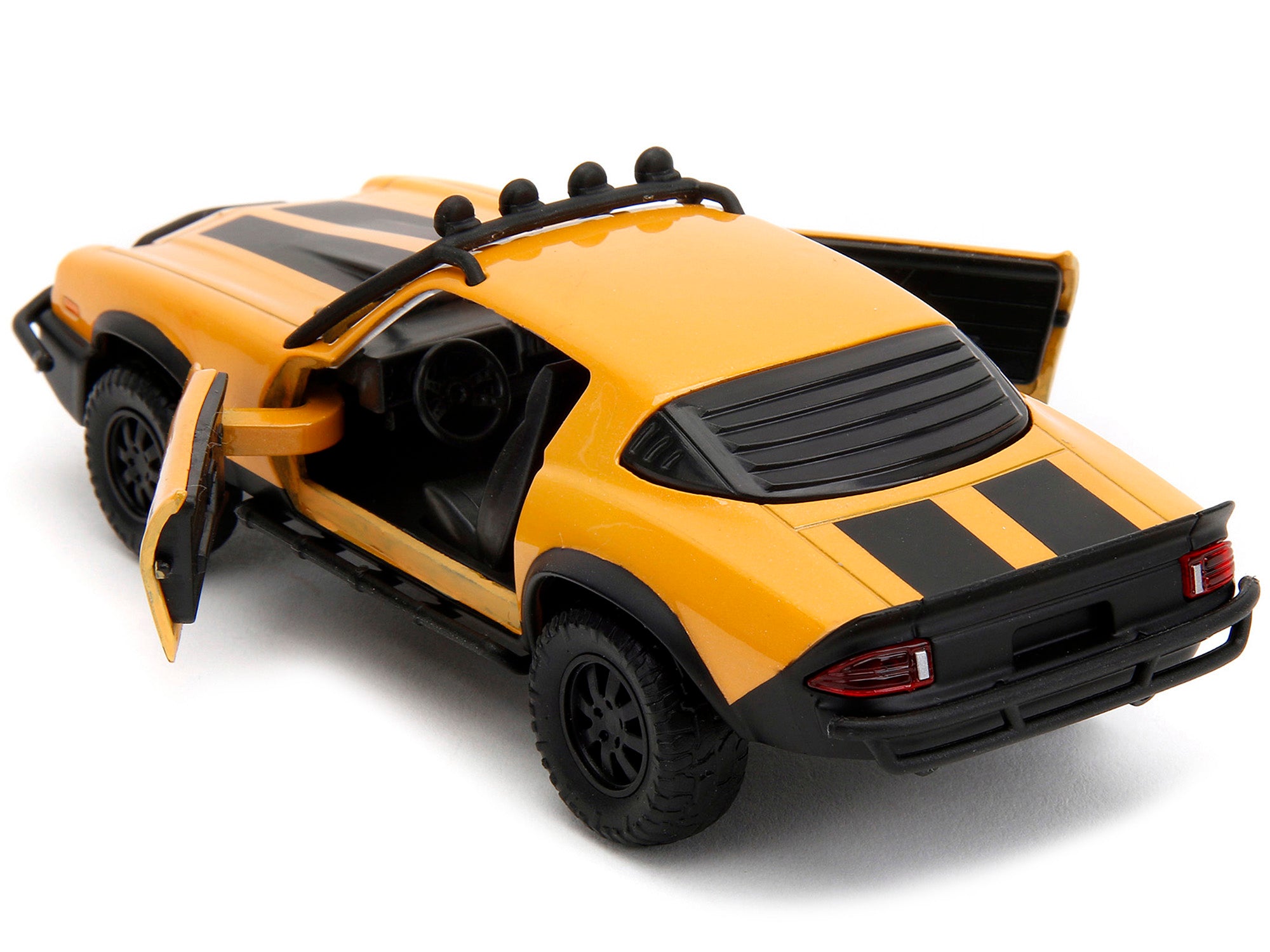 1977 Chevrolet Camaro Off-Road Version Yellow Metallic with Black Stripes "Transformers: Rise of the Beasts" (2023) Movie "Hollywood Rides" Series 1/32 Diecast Model Car by Jada - image 4