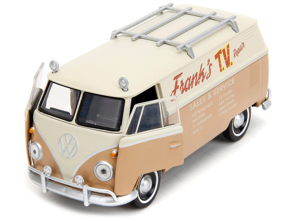 Volkswagen Bus "WheelJack" Tan and Beige "Frank's TV Repair" "Transformers: Rise of the Beasts" (2023) Movie "Hollywood Rides" Series 1/32 Diecast Model Car by Jada - image 2