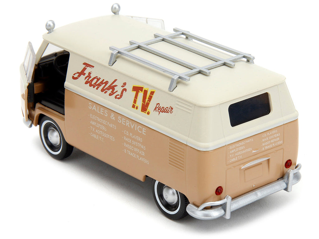 Volkswagen Bus "WheelJack" Tan and Beige "Frank's TV Repair" "Transformers: Rise of the Beasts" (2023) Movie "Hollywood Rides" Series 1/32 Diecast Model Car by Jada - image 4