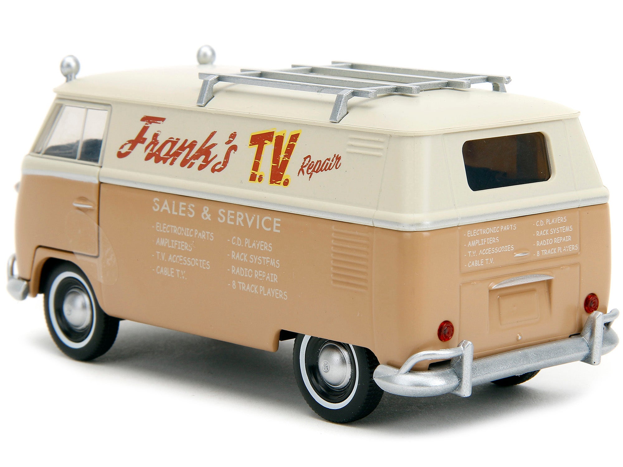 Volkswagen Bus "WheelJack" Tan and Beige "Frank's TV Repair" "Transformers: Rise of the Beasts" (2023) Movie "Hollywood Rides" Series 1/32 Diecast Model Car by Jada - image 5