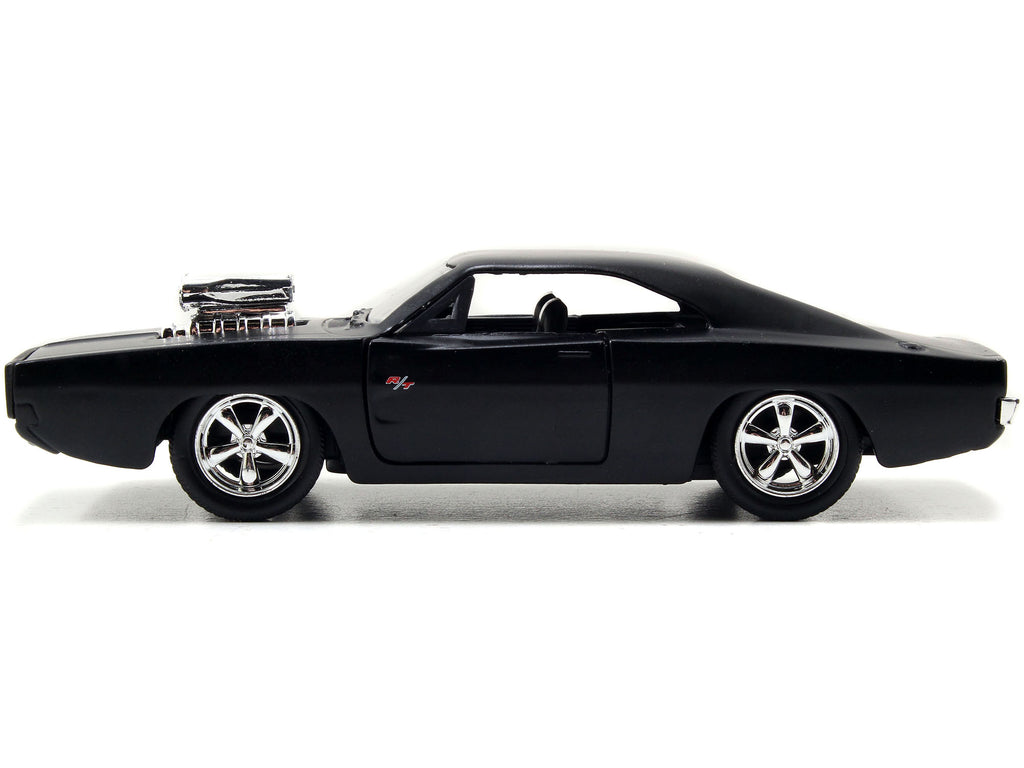 Dom's Dodge Charger R/T Matt Black "Fast & Furious" Movie 1/32 Diecast Model Car by Jada - image 2