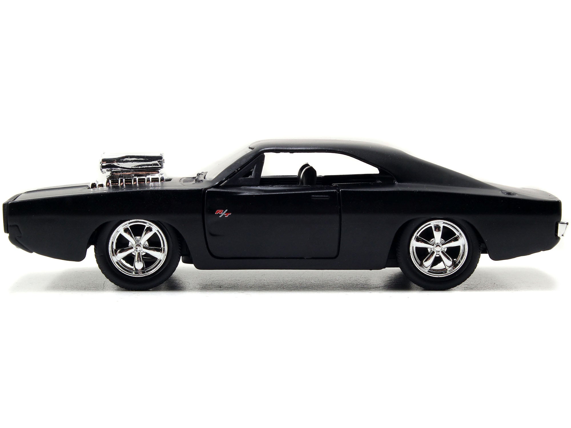 Dom's Dodge Charger R/T Matt Black "Fast & Furious" Movie 1/32 Diecast Model Car by Jada - image 2
