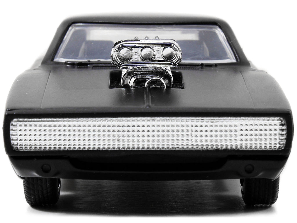 Dom's Dodge Charger R/T Matt Black "Fast & Furious" Movie 1/32 Diecast Model Car by Jada - image 3