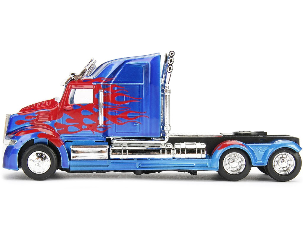 Western Star 5700 XE Phantom Truck Tractor Optimus Prime "Transformers: The Last Knight" (2017) Movie "Hollywood Rides" Series 1/32 Diecast Model Car by Jada - image 2