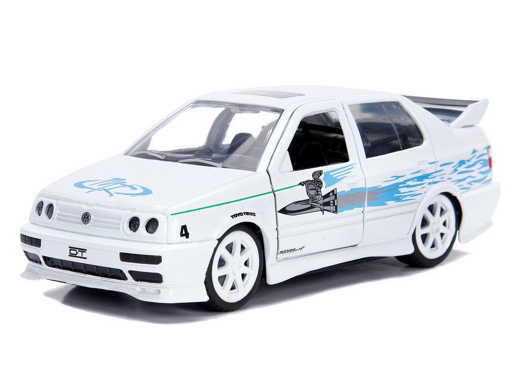 Honda S2000 Black with Graphics and Volkswagen Jetta White with Graphics Set of 2 pieces "25 Years of Fast & Furious" Series 1/32 Diecast Model Cars by Jada — photo 3