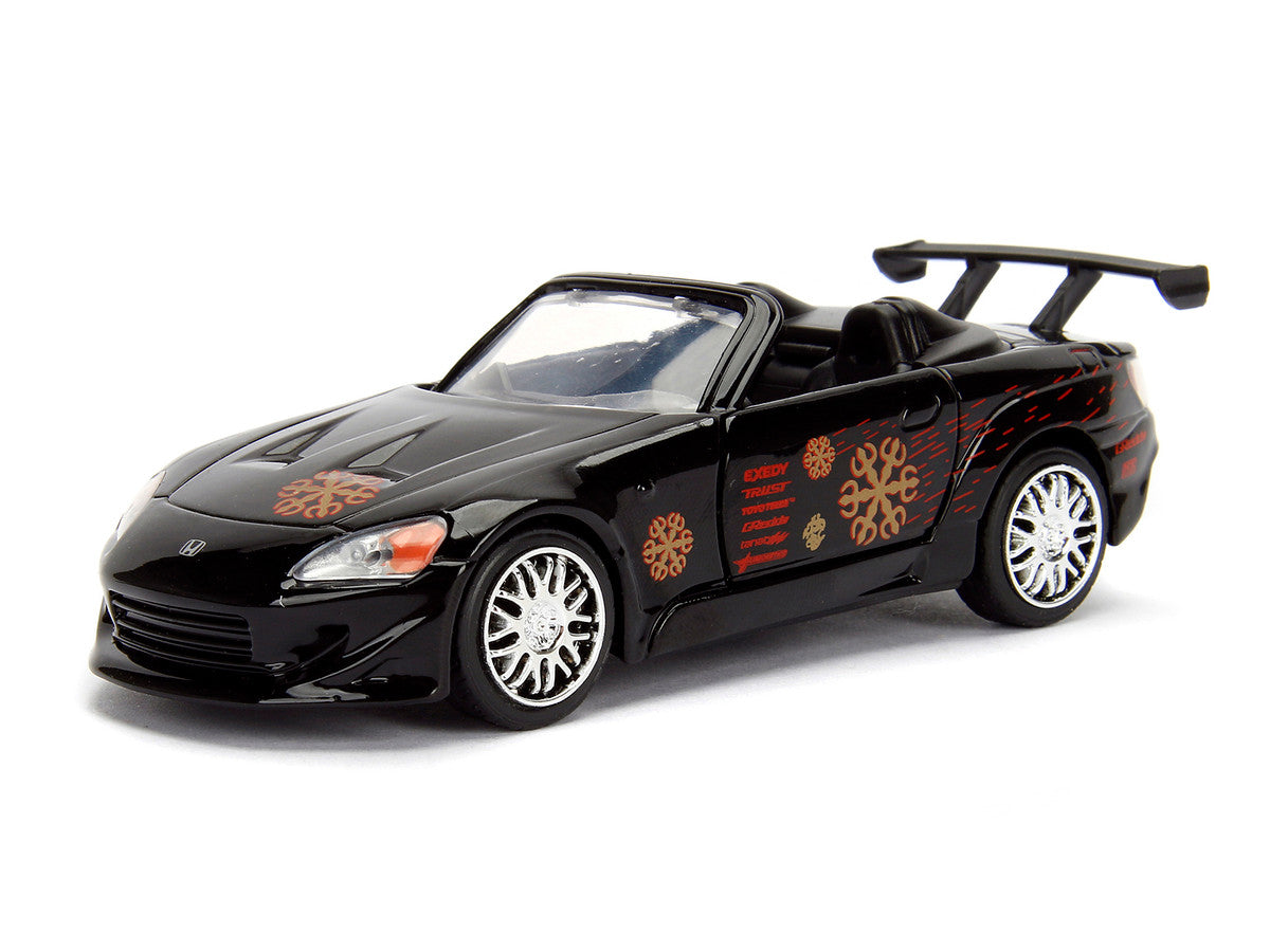 Honda S2000 Black with Graphics and Volkswagen Jetta White with Graphics Set of 2 pieces "25 Years of Fast & Furious" Series 1/32 Diecast Model Cars by Jada — photo 4