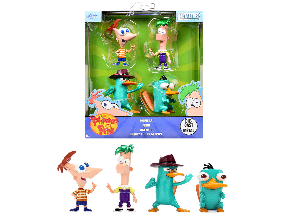 Jada Phineas and Ferb Metalfigs four-figure set — photo 1