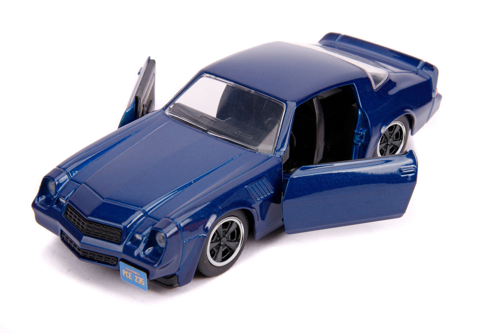 Billy's Chevrolet Camaro Z28 Metallic Dark Blue "Stranger Things" (2016) TV Series "Hollywood Rides" 1/32 Diecast Model Car by Jada - image 2
