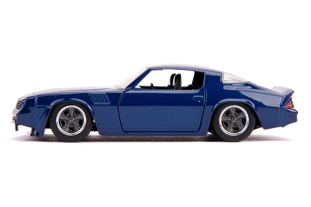 Billy's Chevrolet Camaro Z28 Metallic Dark Blue "Stranger Things" (2016) TV Series "Hollywood Rides" 1/32 Diecast Model Car by Jada - image 3