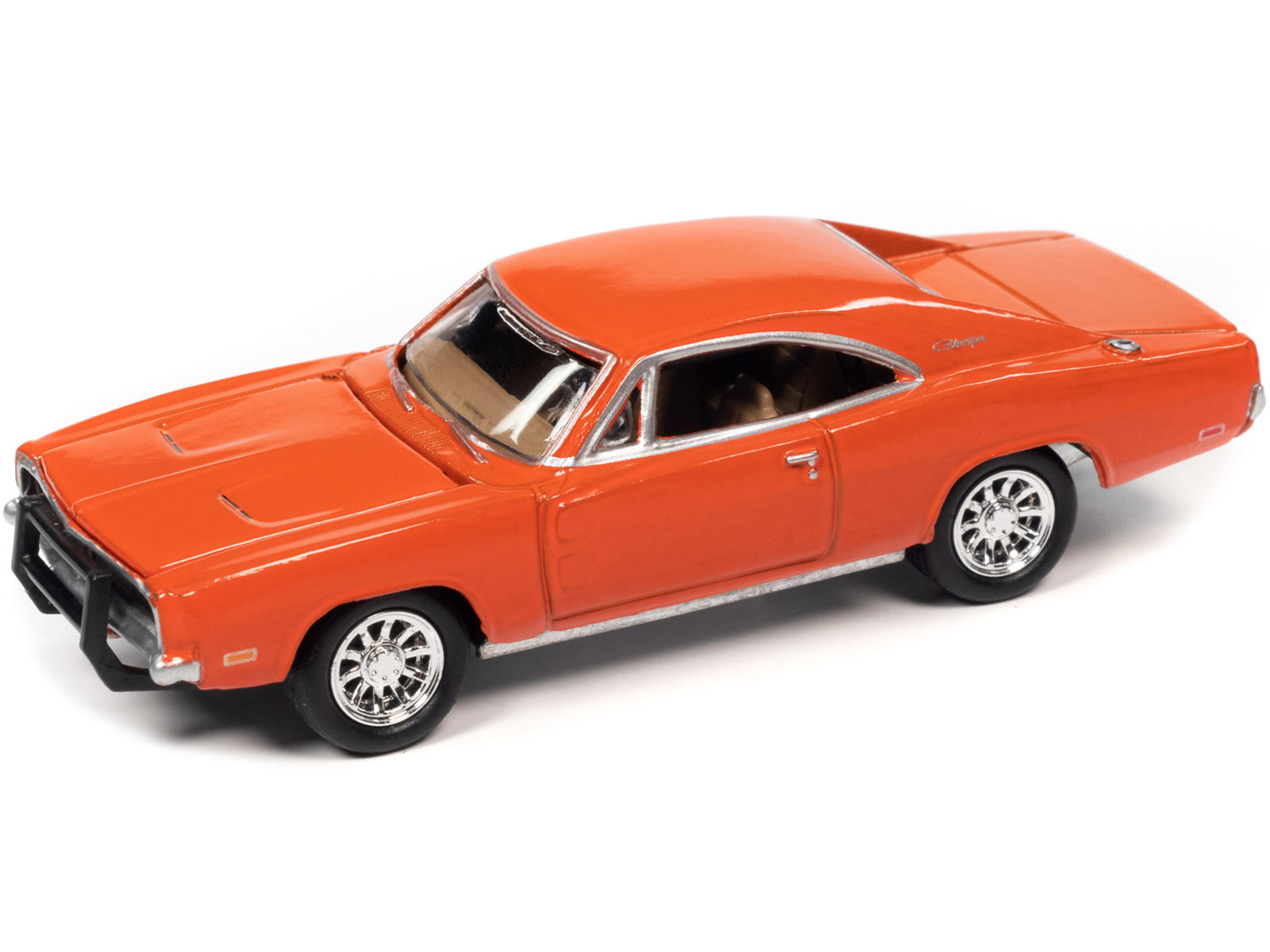 1969 Dodge Charger R/T Orange "Country Charger" 1/64 Diecast Model Car by Johnny Lightning - image 2