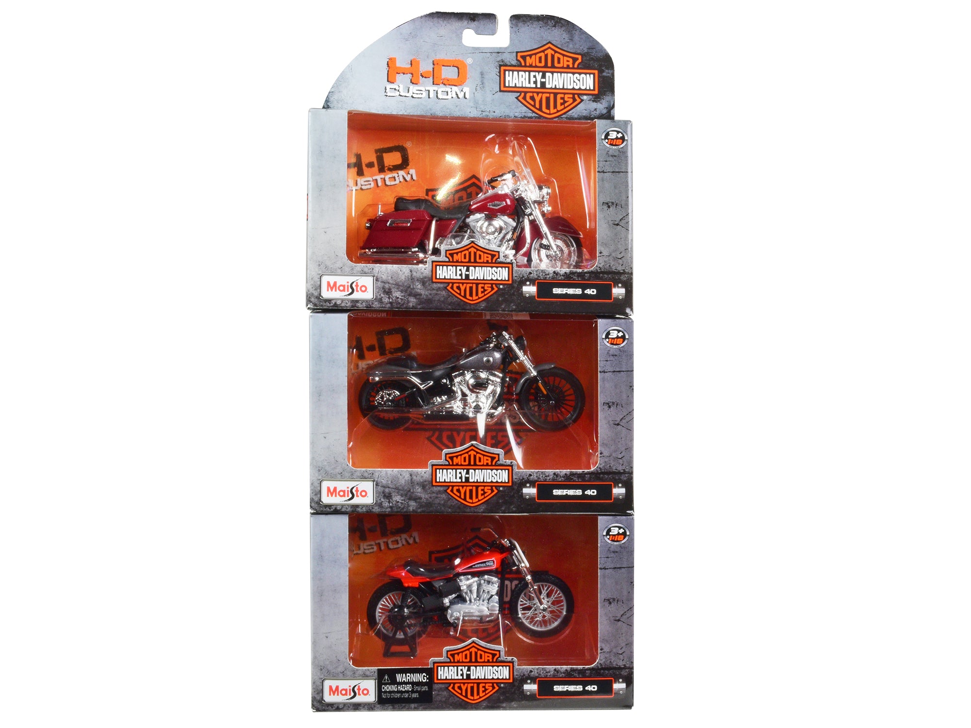 Harley-Davidson Motorcycles 6 piece Set Series 40 1/18 Diecast Models by Maisto - image 2