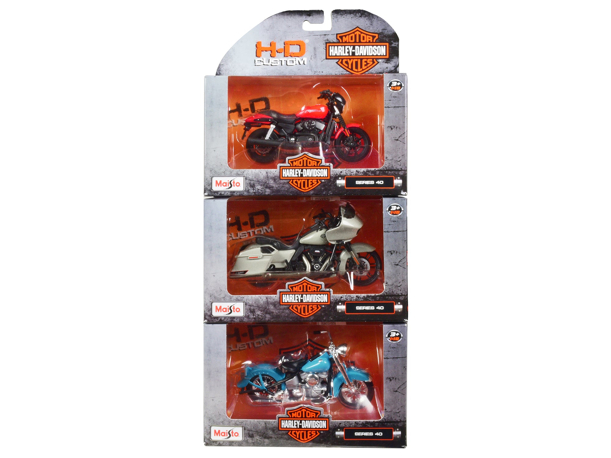 Harley-Davidson Motorcycles 6 piece Set Series 40 1/18 Diecast Models by Maisto - image 3