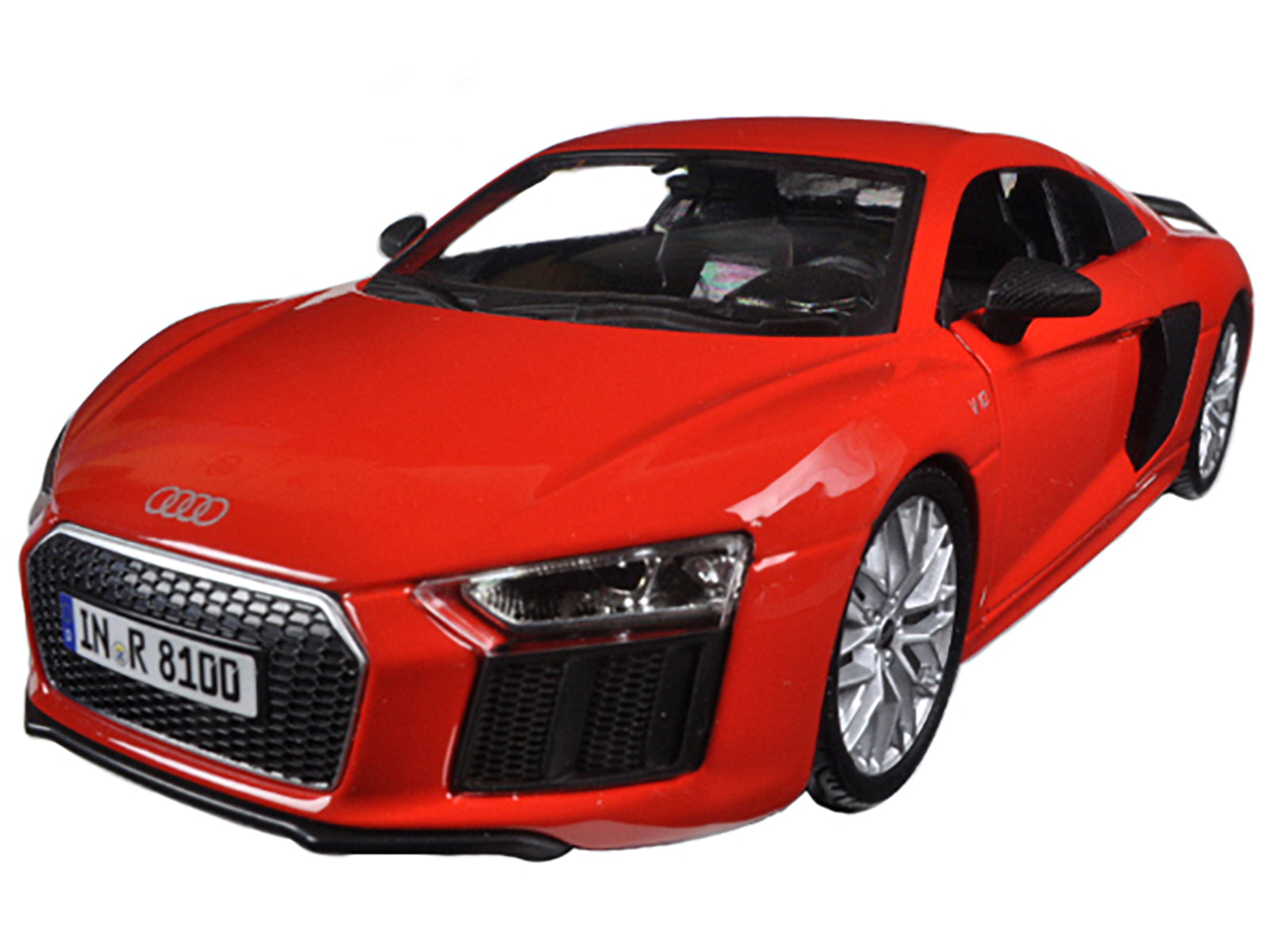 Audi R8 V10 Plus Red Special Edition 1/24 Diecast Model Car by Maisto - image 2