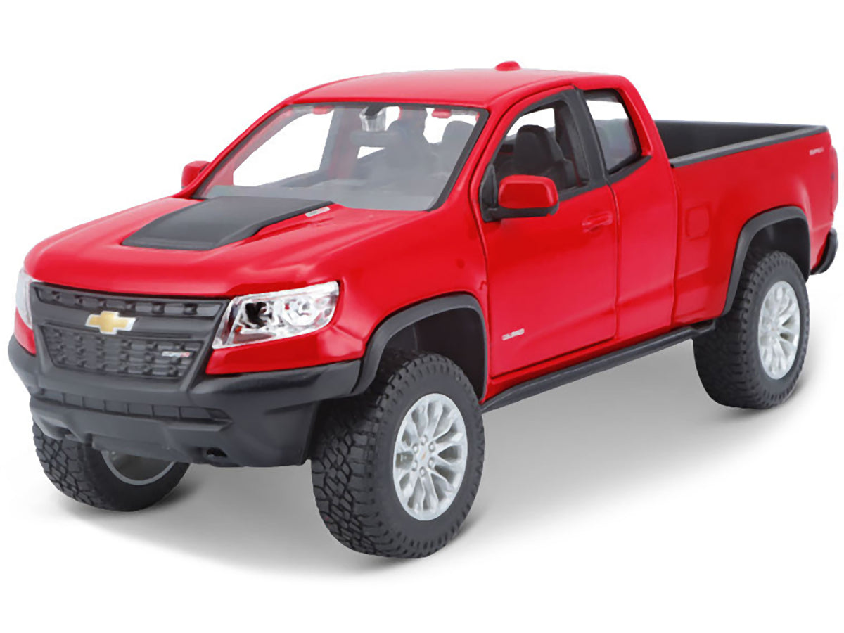 2017 Chevrolet Colorado ZR2 Pickup Truck Red 1/27 Diecast Model Car by Maisto - image 2