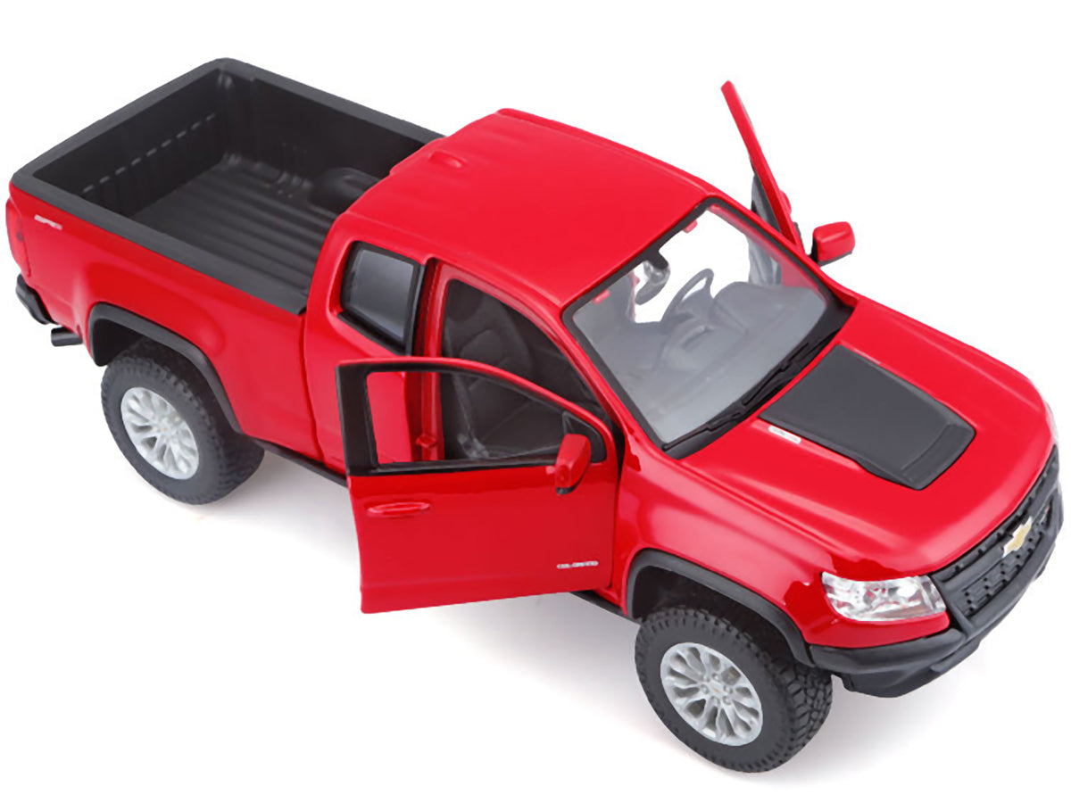 2017 Chevrolet Colorado ZR2 Pickup Truck Red 1/27 Diecast Model Car by Maisto - image 3