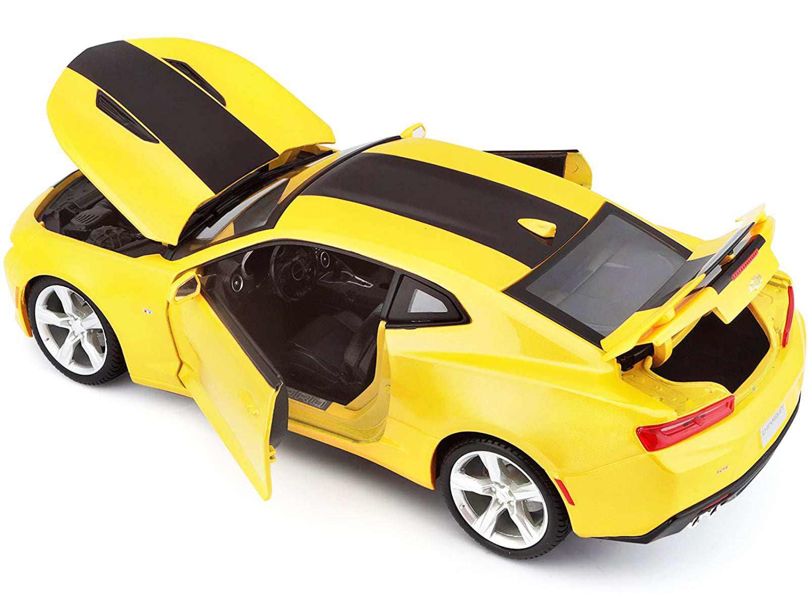 2016 Chevrolet Camaro SS Yellow 1/18 Diecast Model Car by Maisto - image 2