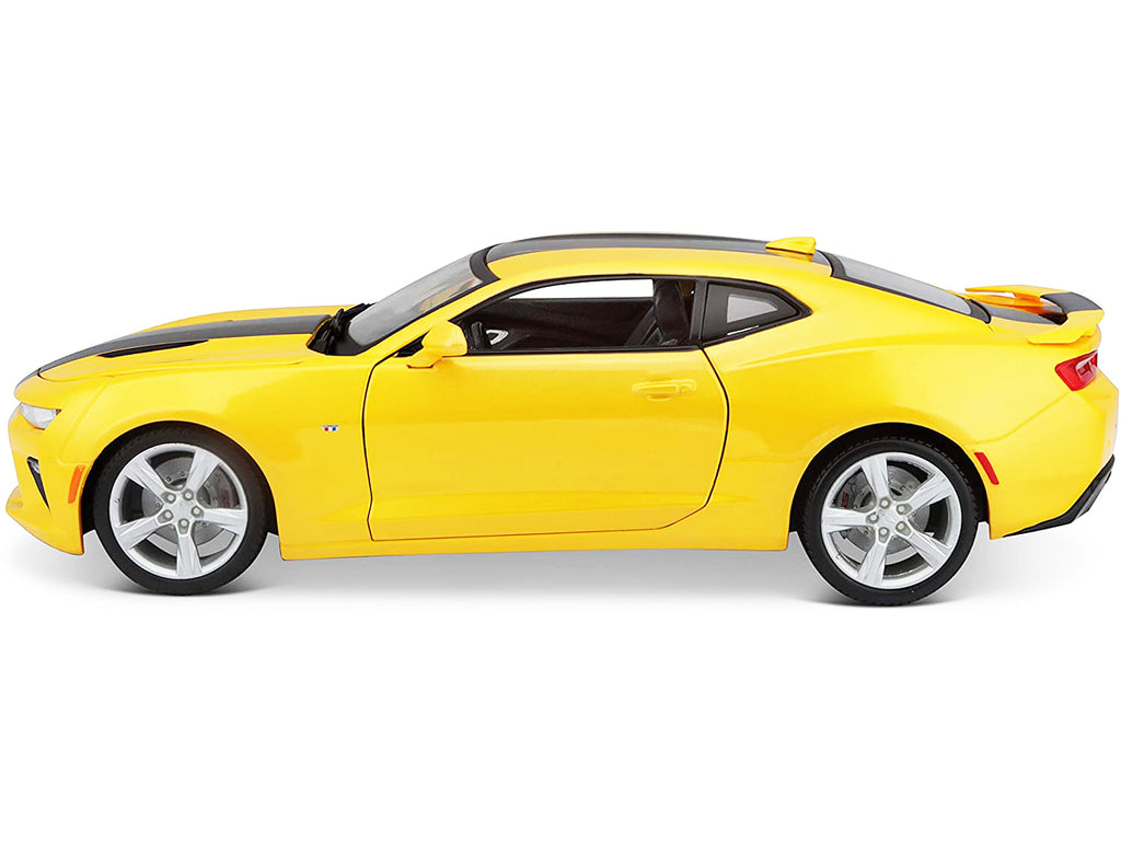 2016 Chevrolet Camaro SS Yellow 1/18 Diecast Model Car by Maisto - image 3