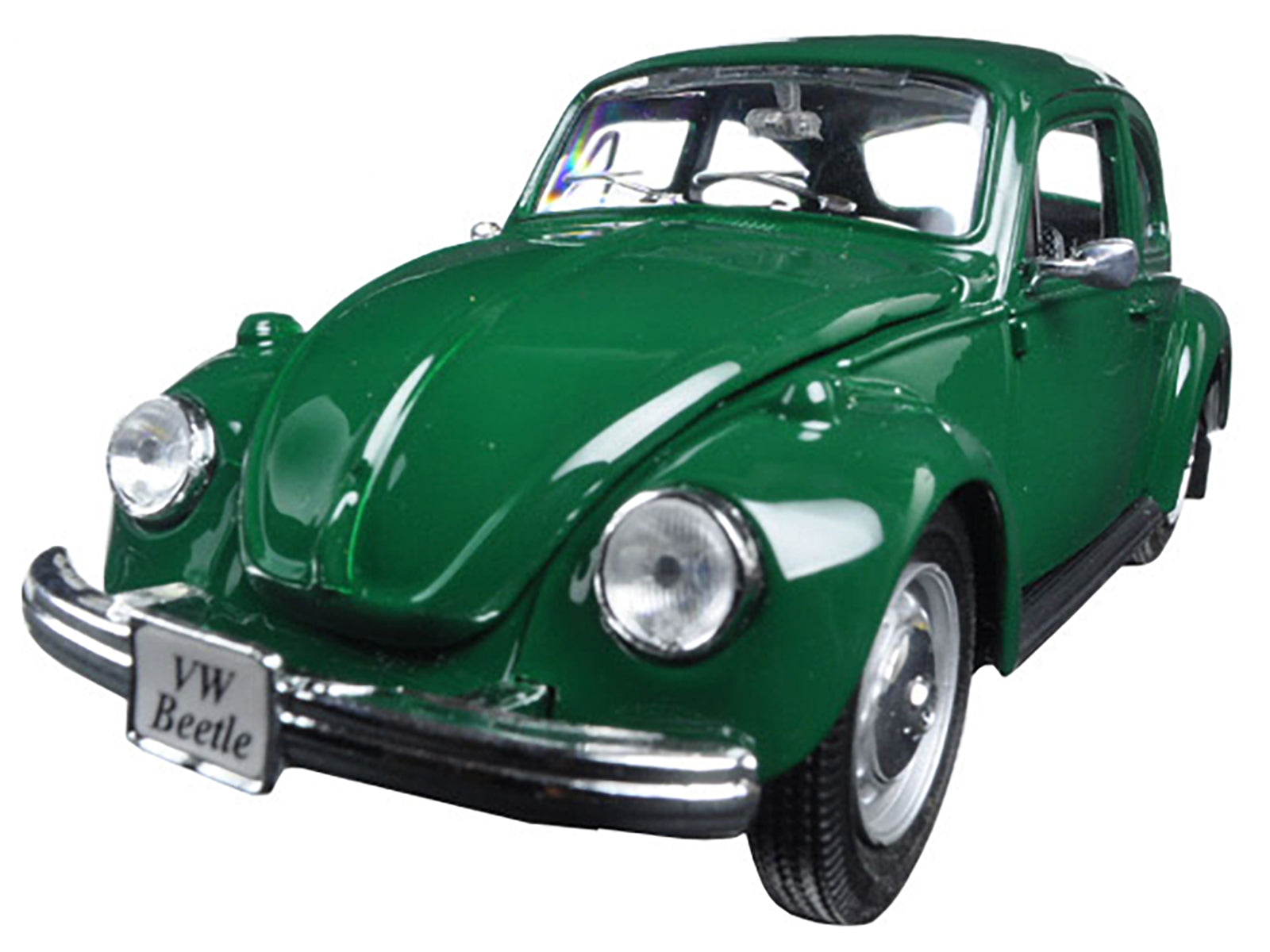 1973 Volkswagen Beetle Green 1/24 Diecast Model Car by Maisto
