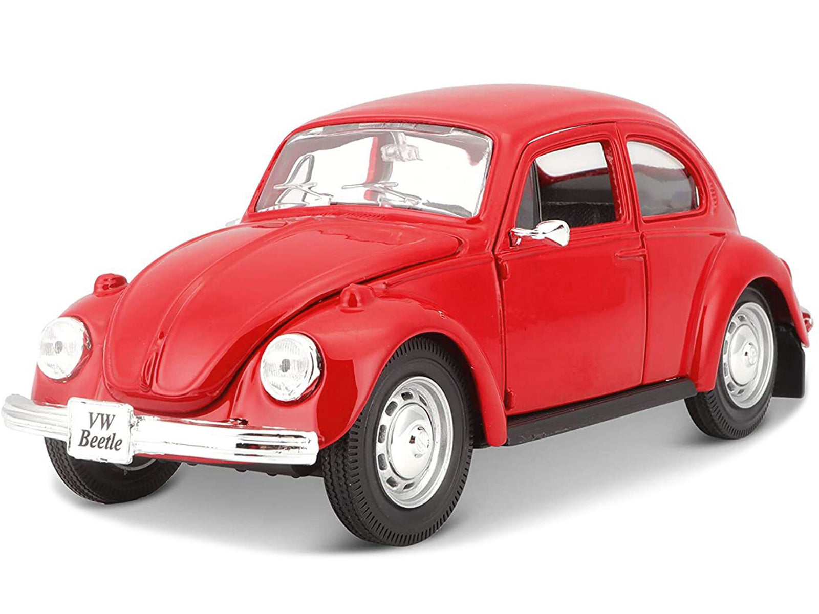 1973 Volkswagen Beetle Red 1/24 Diecast Model Car by Maisto - image 2