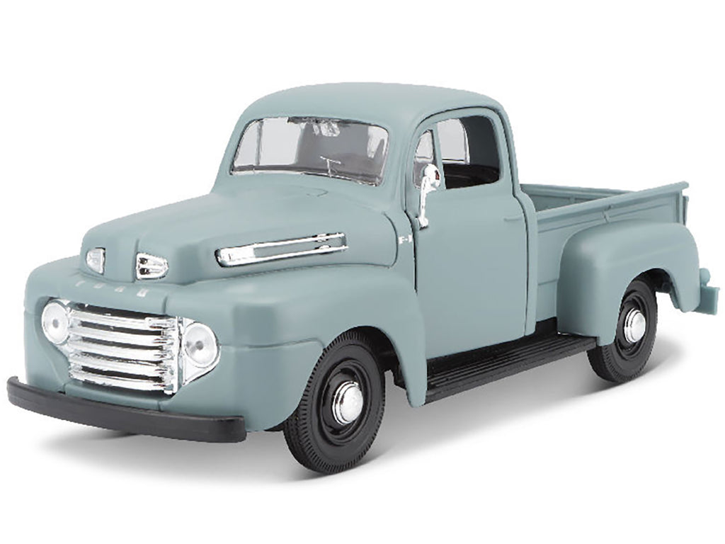 1948 Ford F-1 Pickup Truck Gray 1/25 Diecast Model by Maisto - image 2