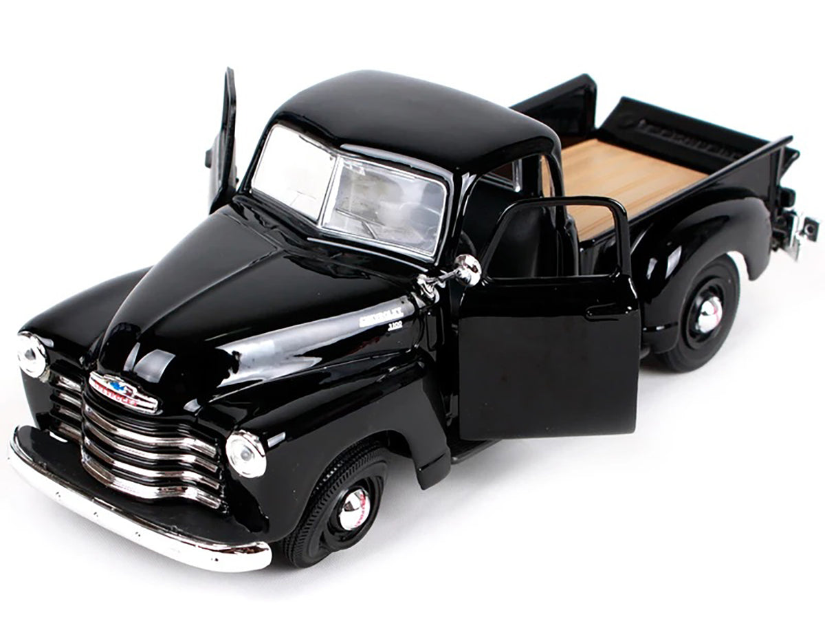 1950 Chevrolet 3100 Pickup Truck Black 1/25 Diecast Model Car by Maisto - image 2