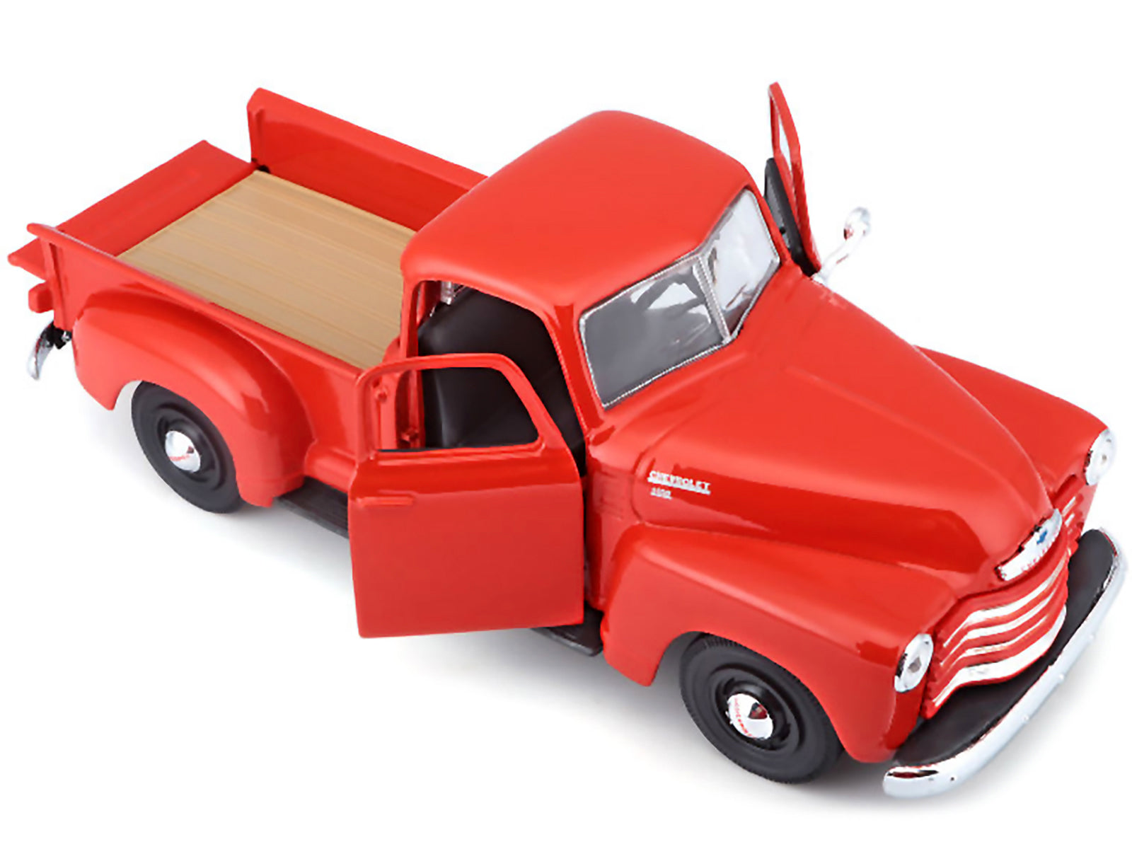 1950 Chevrolet 3100 Pickup Truck Omaha Orange 1/25 Diecast  Model Car by Maisto - image 3