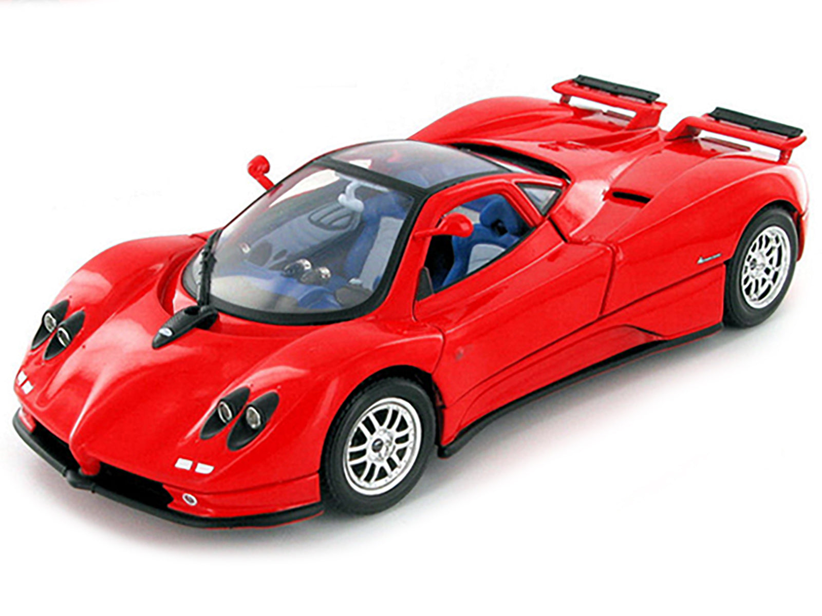 Pagani Zonda C12 Red 1/18 Diecast Model Car by Motormax - image 2