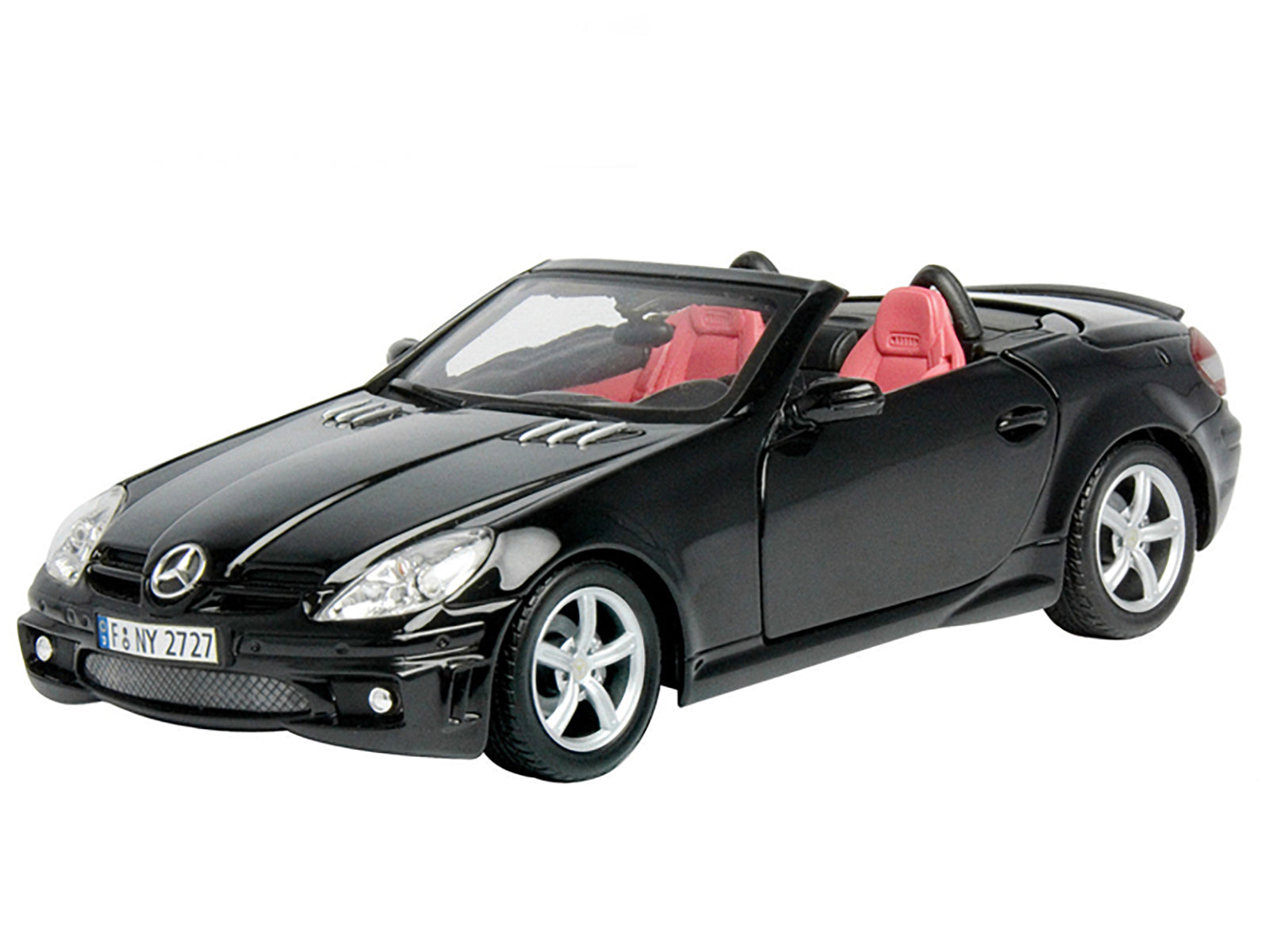 2005 Mercedes SLK55 AMG Black 1/18 Diecast Model Car by Motormax - image 2