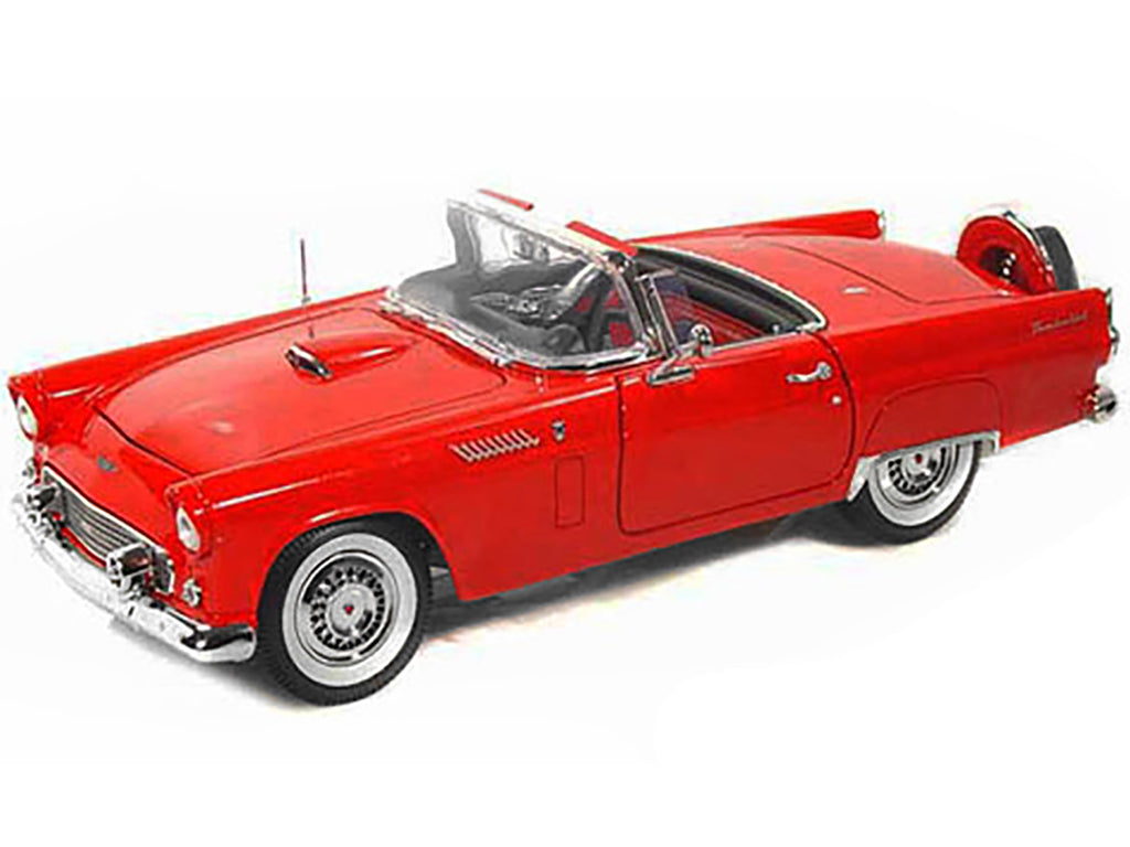 1956 Ford Thunderbird Red 1/18 Diecast Model Car by Motormax - image 2