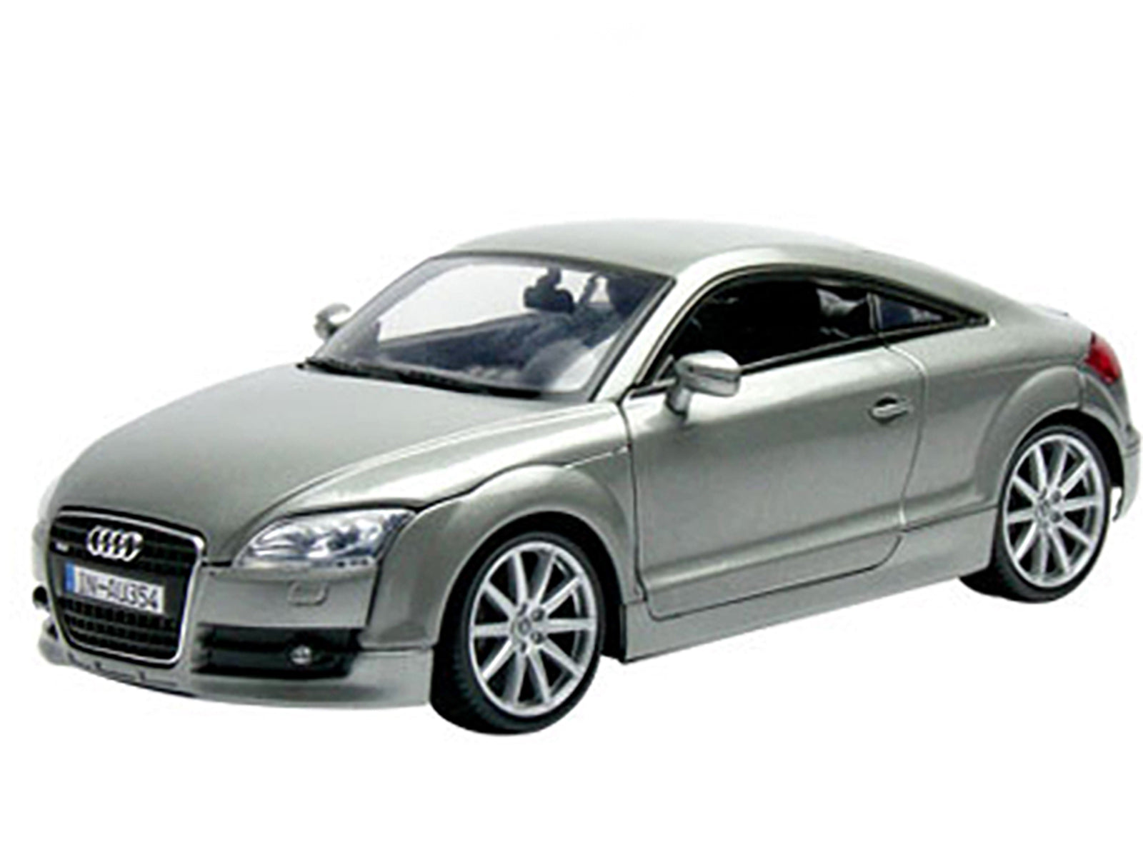 2007 Audi TT Coupe Grey 1/18 Diecast Car Model by Motormax - image 2