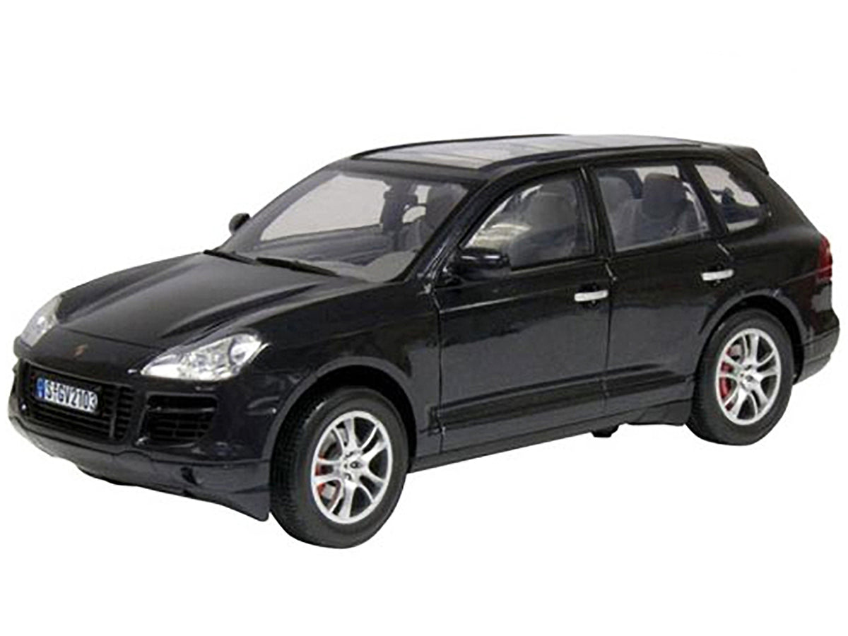 2008 Porsche Cayenne Turbo Metallic Black 1/18 Diecast Model Car by Motormax - image 2