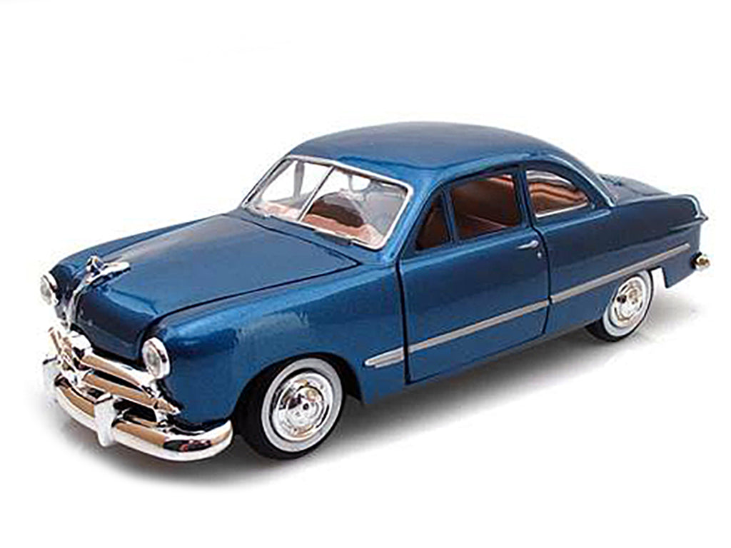 1949 Ford Coupe Blue 1/24 Diecast Model Car by Motormax - image 2