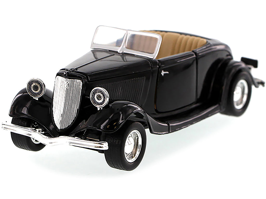 1934 Ford Coupe Convertible Black 1/24 Diecast Model Car by Motormax - image 2