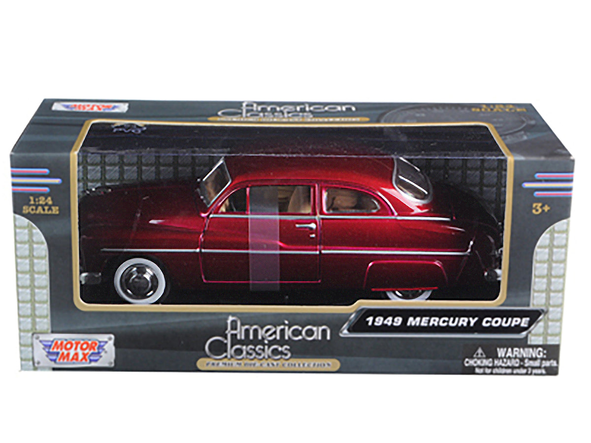 1949 Mercury Red 1/24 Diecast Model Car by Motormax - image 3