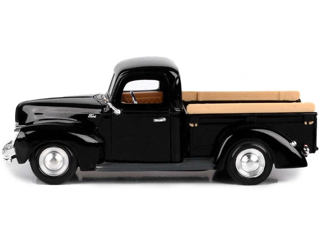 1940 Ford Pickup Truck Black 1/24 Diecast Model Car by Motormax - image 2
