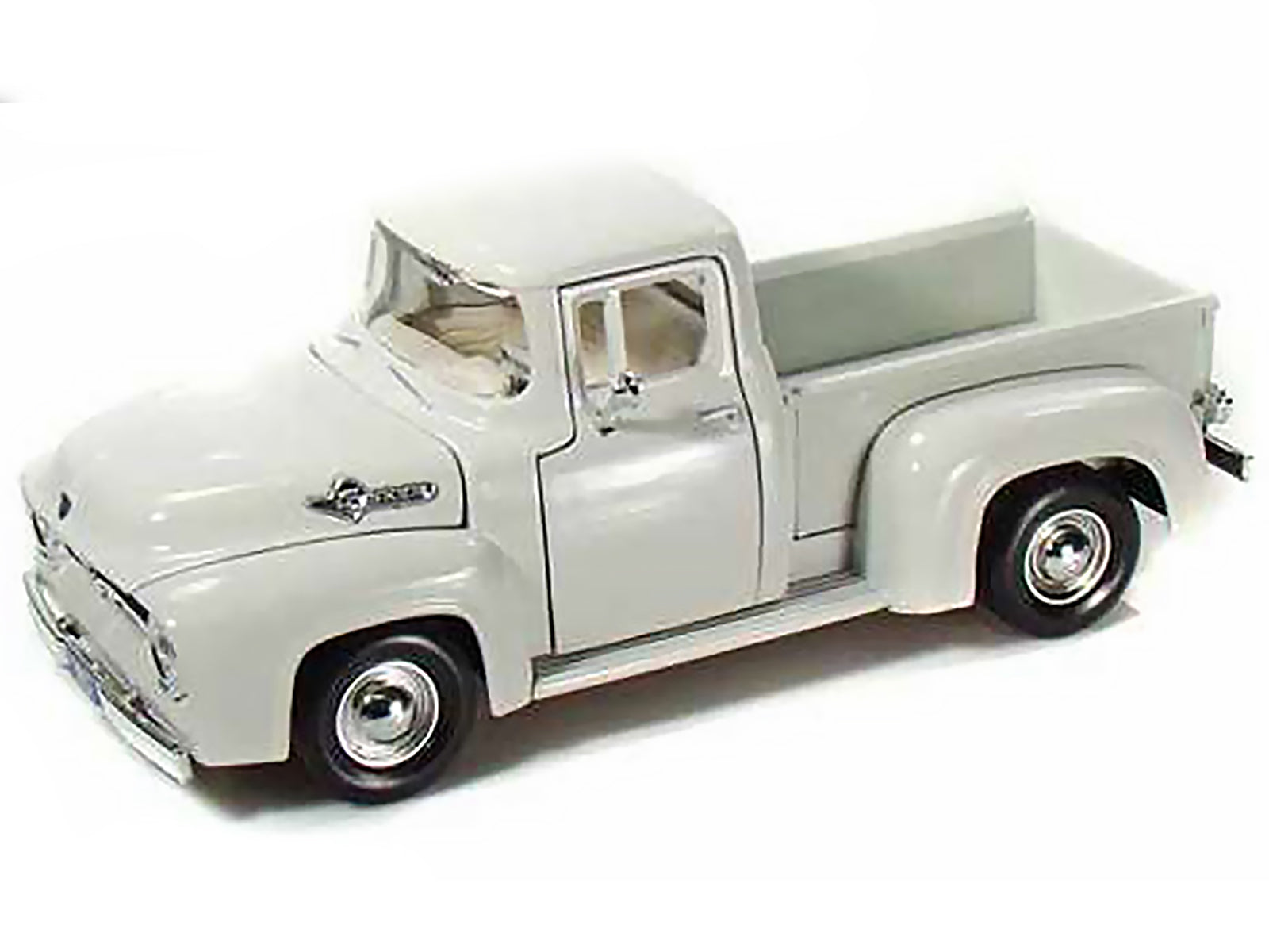 1956 Ford F-100 Pickup Truck White 1/24 Diecast Model Car by Motormax - image 2