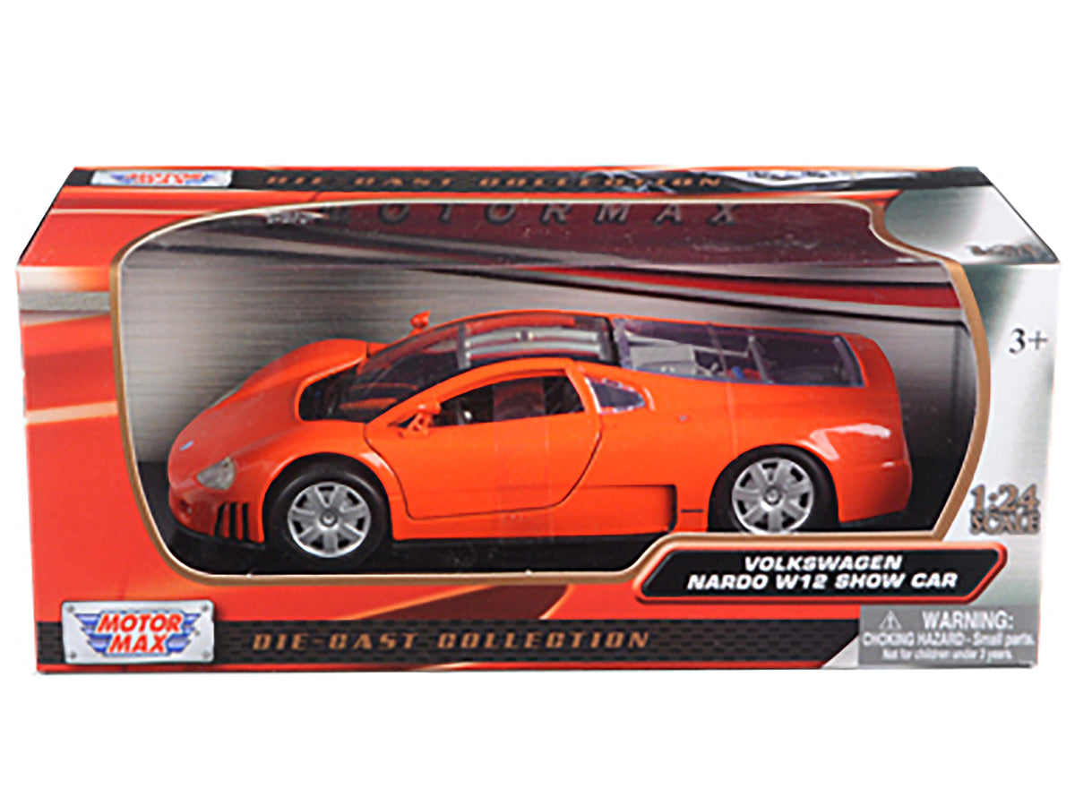 Volkswagen Nardo W12 Orange 1/24 Diecast Car Model by Motormax - image 3