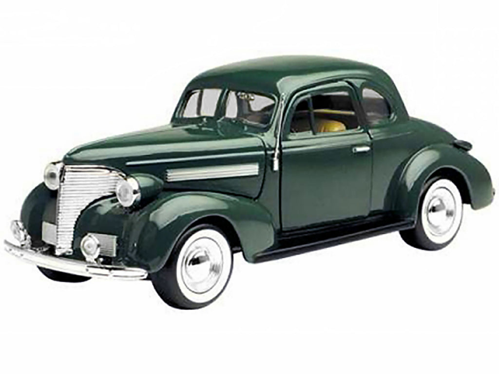1939 Chevrolet Coupe Green 1/24 Diecast Model Car by Motormax - image 2