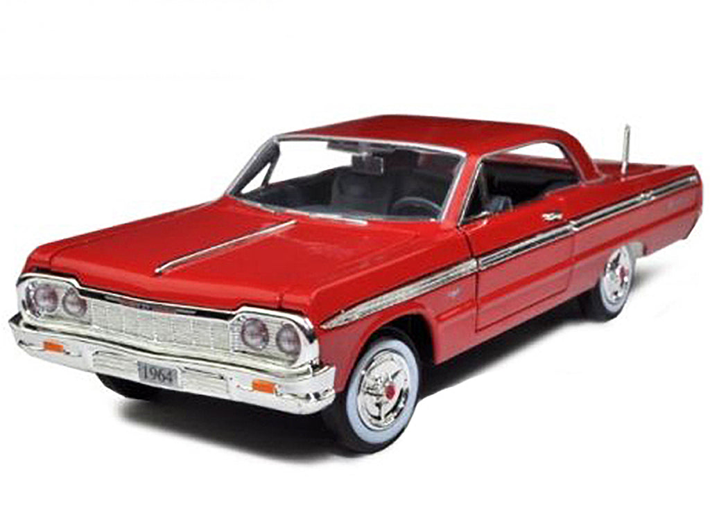 1964 Chevrolet Impala Red 1/24 Diecast Model Car by Motormax - image 2