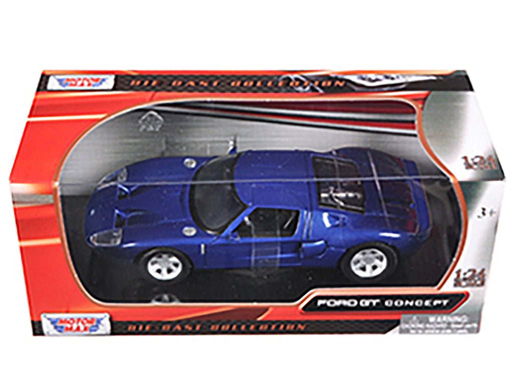 Ford GT Blue 1/24 Diecast Car Model by Motormax - image 3
