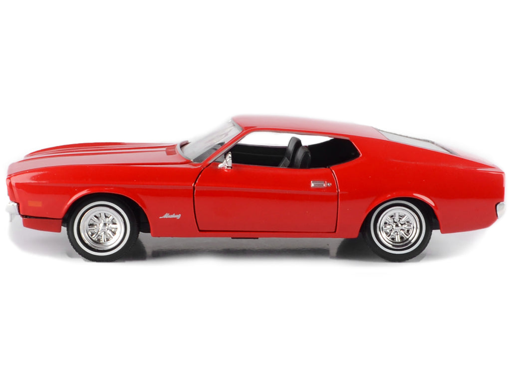 1971 Ford Mustang Sportsroof Red 1/24 Diecast Model Car by Motormax - image 3