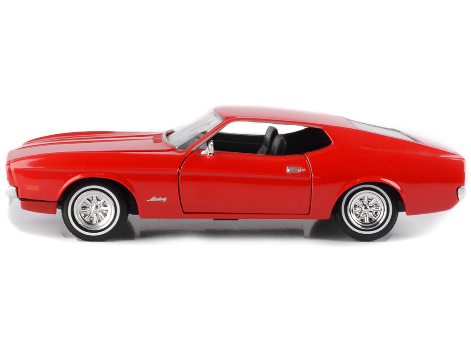 1971 Ford Mustang Sportsroof Red 1/24 Diecast Model Car by Motormax - image 3